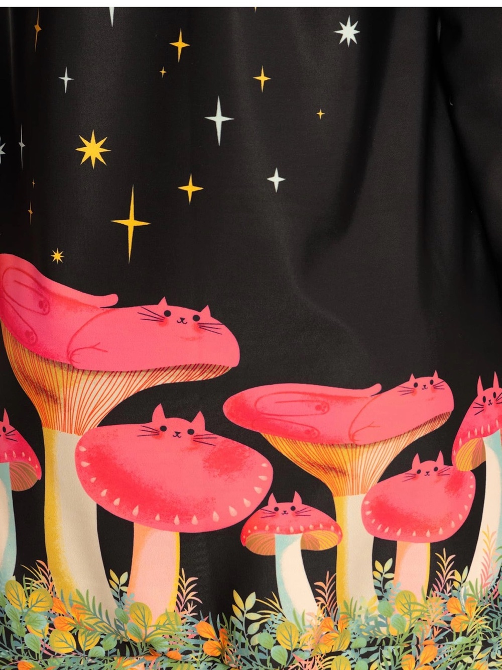 Blackmilk Mushroom Cats Slouchy - Picture 3 of 5
